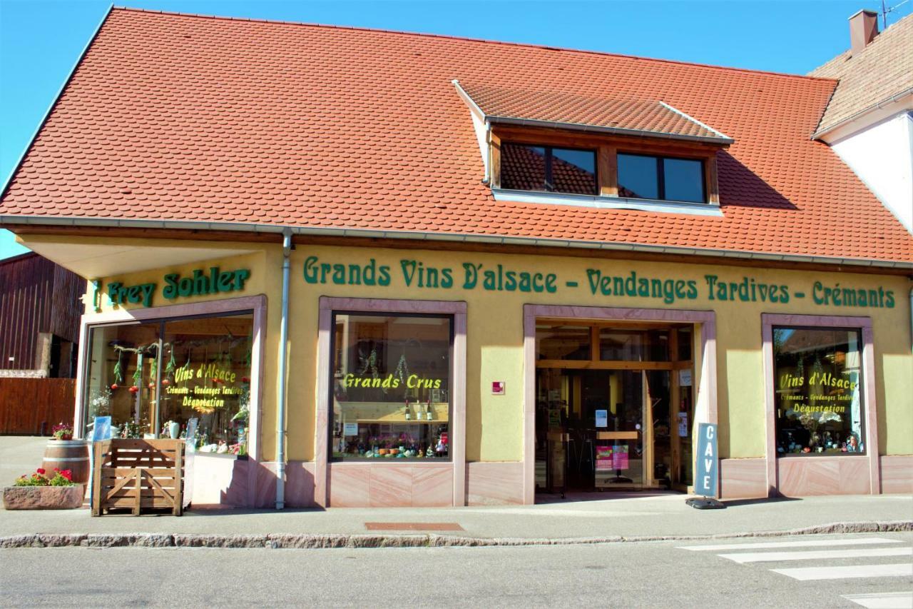 La Halte Des Vignes - Route Des Vins D'Alsace Appartement Scherwiller Buitenkant foto